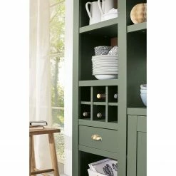 Norrwood Wohnwand Cardet (4-teilig) - Moosgrün / Eiche Wotan Dekor -Wohnzimmermöbel boutique en ligne 1000227559 201016 13035900061 DETAILS P000000001000227559