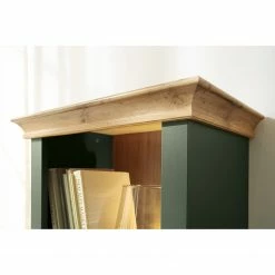 Norrwood Wohnwand Cardet (4-teilig) - Moosgrün / Eiche Wotan Dekor -Wohnzimmermöbel boutique en ligne 1000227559 201016 13035900062 DETAILS P000000001000227559