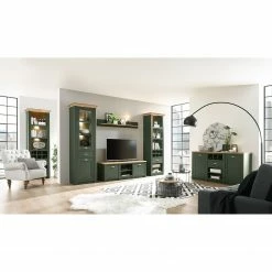 Norrwood Sideboard Cardet - Moosgrün / Eiche Wotan Dekor -Wohnzimmermöbel boutique en ligne 1000227576 201016 13050400119 MOOD DETAILS P000000001000227576 mood