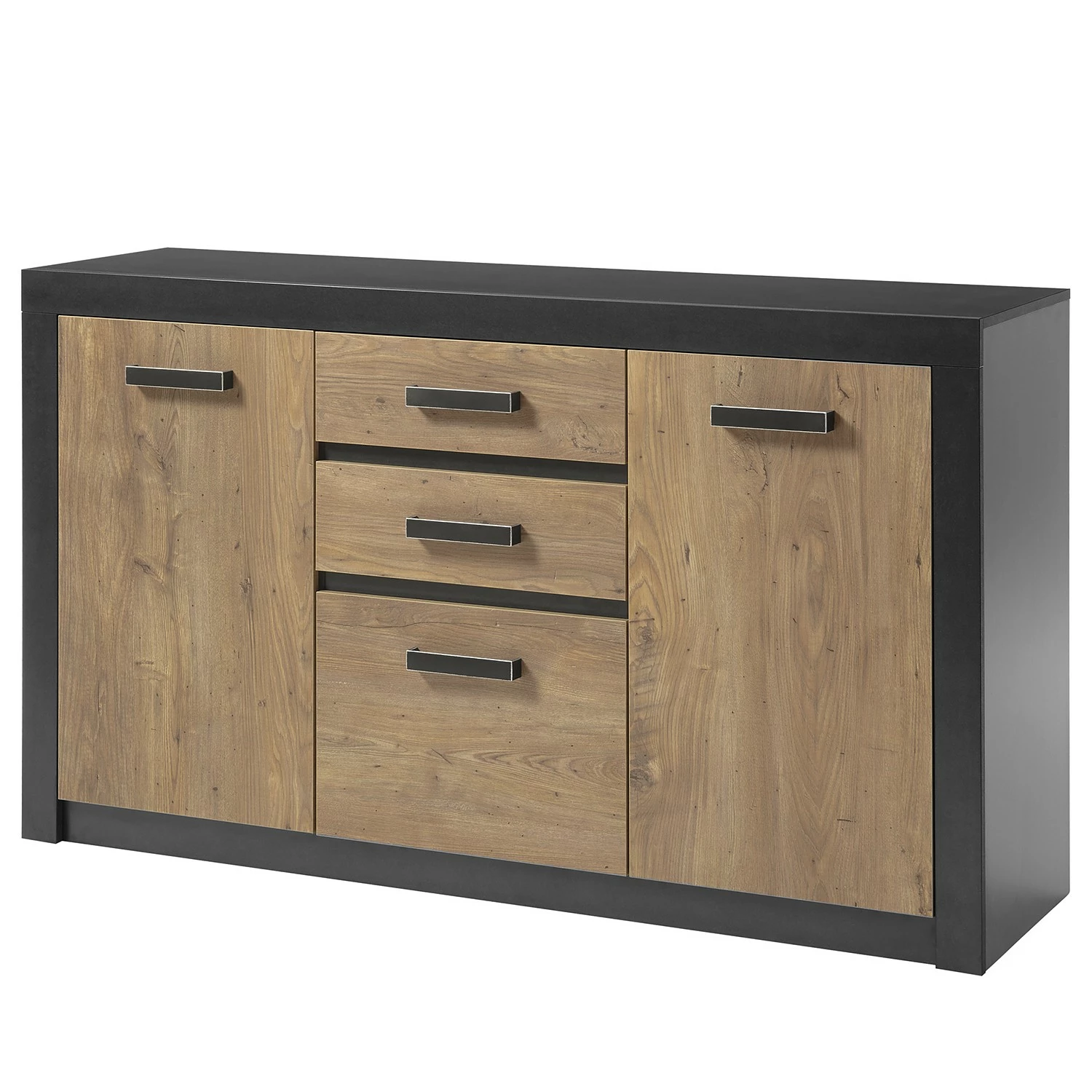 Red Living Sideboard Bozel I - Kastanie Dekor / Grau 1 Red Living Sideboard Bozel I - Kastanie Dekor / Grau