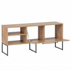 Schildmeyer TV-Lowboard Limmo - Eiche Landhaus Dekor / Schwarz -Wohnzimmermöbel boutique en ligne 1000228652 201022 14491200019 DETAILS P000000001000228652