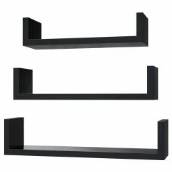 Loftscape Wandregal Tremel (3er-Set) - Schwarz -Wohnzimmermöbel boutique en ligne 1000229716 201104 13580100076 DETAILS P000000001000229716