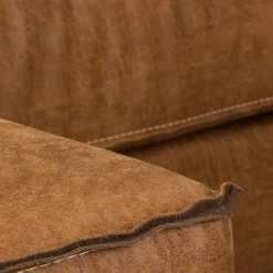 Norrwood Ecksofa MAISON 1-Sitzer mit Longchair - Mischgewebe Xia: Cognac - Breite: 150 cm - Longchair davorstehend links -Wohnzimmermöbel boutique en ligne 1000230440 210205 13452800104 DETAILS P000000001000230440
