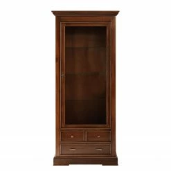 Ridgevalley Standvitrine Brieux - Tulpenbaum teilmassiv - Tulpenbaum Antik -Wohnzimmermöbel boutique en ligne 1000230613 201113 12531000036 DETAILS P000000001000230613