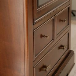 Ridgevalley Standvitrine Brieux - Tulpenbaum teilmassiv - Tulpenbaum Antik -Wohnzimmermöbel boutique en ligne 1000230613 201113 12531600042 DETAILS P000000001000230613