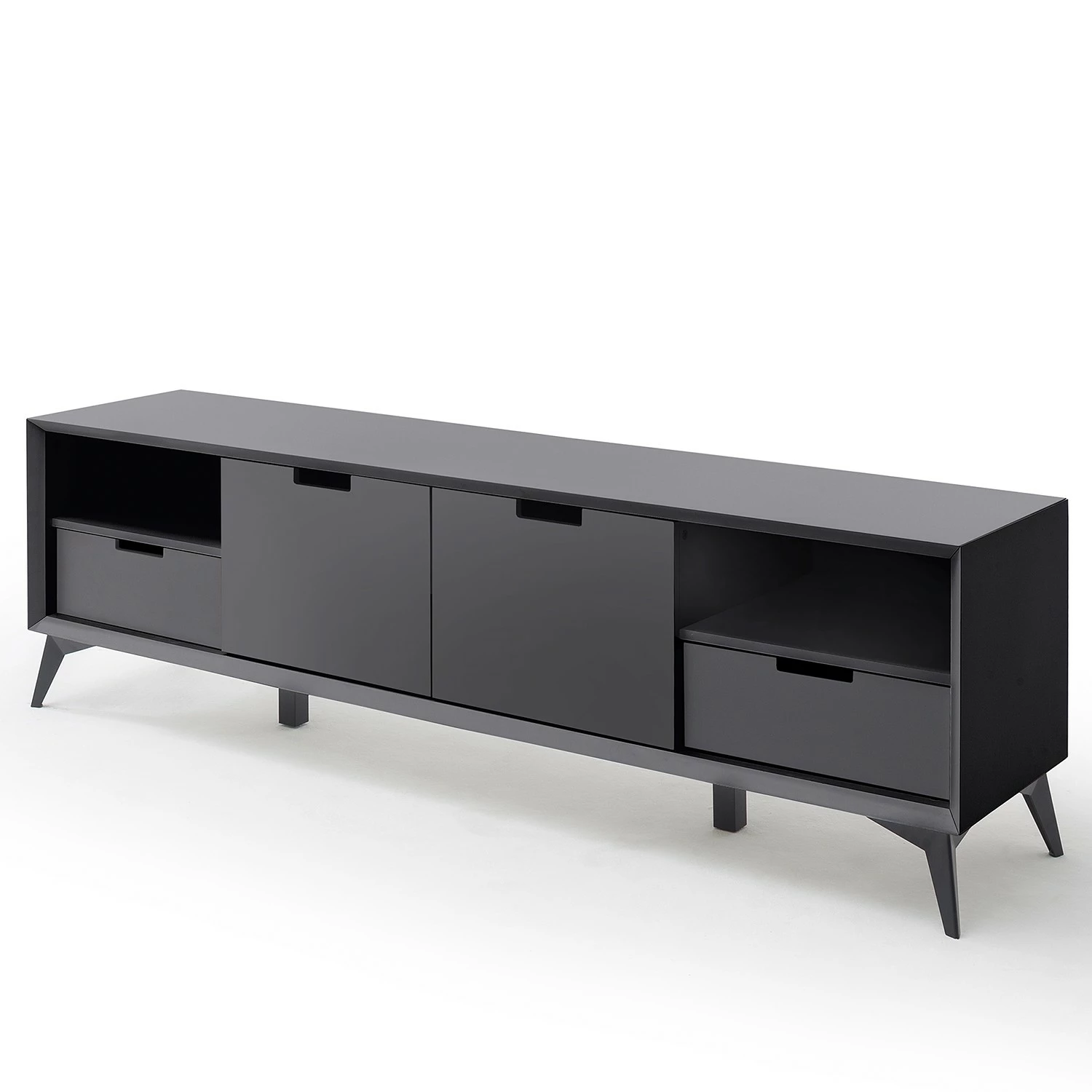 Loftscape TV-Lowboard Nevez - Weiß / Grau 10 Loftscape TV-Lowboard Nevez - Weiß / Grau – Bild 10