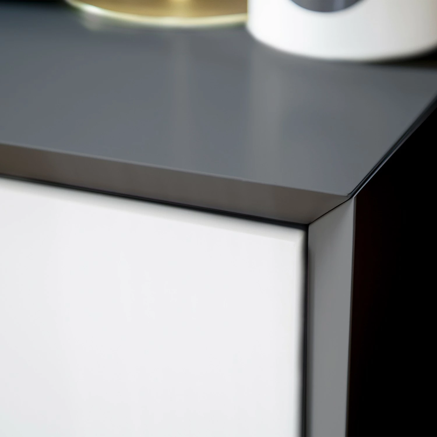 Loftscape TV-Lowboard Nevez - Weiß / Grau 13 Loftscape TV-Lowboard Nevez - Weiß / Grau – Bild 13