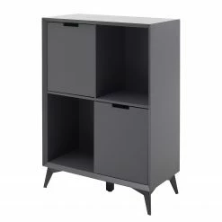 Loftscape Kommode Nevez II - Weiß / Grau