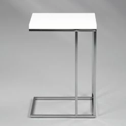 Loftscape Beistelltisch Yebles - Weiß / Silber -Wohnzimmermöbel boutique en ligne 1000231182 201118 12541500071 MOOD DETAILS P000000001000231182 mood