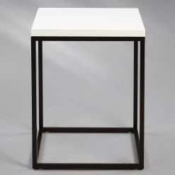Loftscape Beistelltisch Sirod - Weiß / Schwarz -Wohnzimmermöbel boutique en ligne 1000231193 201118 12562400112 MOOD DETAILS P000000001000231193 mood