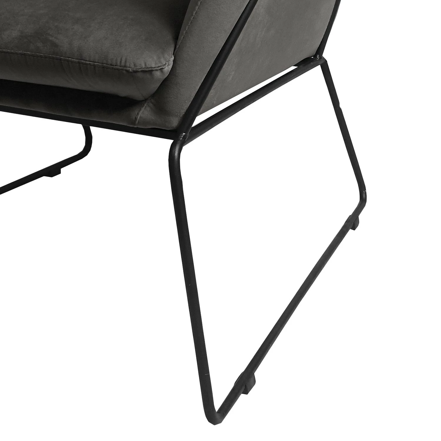 Ars manufacti Sessel Belval - Samt Ravi: Grau 9 Ars manufacti Sessel Belval - Samt Ravi: Grau – Bild 9