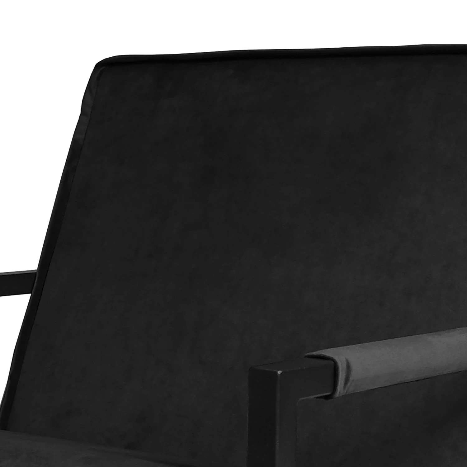 Ars manufacti Sessel Novella - Samt Ravi: Schwarz 6 Ars manufacti Sessel Novella - Samt Ravi: Schwarz – Bild 6