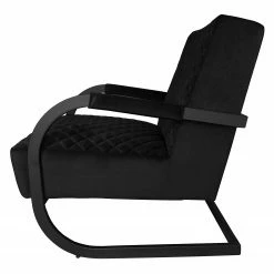 Ars manufacti Sessel Liez - Samt - Samt Ravi: Schwarz -Wohnzimmermöbel boutique en ligne 1000231894 210205 07442100629 DETAILS P000000001000231894