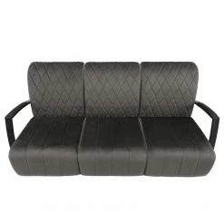 Ars manufacti Sofa Menet (3-Sitzer) - Samt - Samt Ravi: Grau -Wohnzimmermöbel boutique en ligne 1000231899 210205 07461300681 DETAILS P000000001000231899