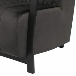 Ars manufacti Sofa Menet (3-Sitzer) - Samt - Samt Ravi: Grau -Wohnzimmermöbel boutique en ligne 1000231899 210205 07462400686 DETAILS P000000001000231899