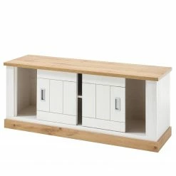 Ridgevalley TV-Lowboard Ollezy - Pinie Weiß Dekor / Eiche Wotan Dekor 9 Ridgevalley TV-Lowboard Ollezy - Pinie Weiß Dekor / Eiche Wotan Dekor -Wohnzimmermöbel boutique en ligne 1000231956 201204 06224400043 DETAILS P000000001000231956