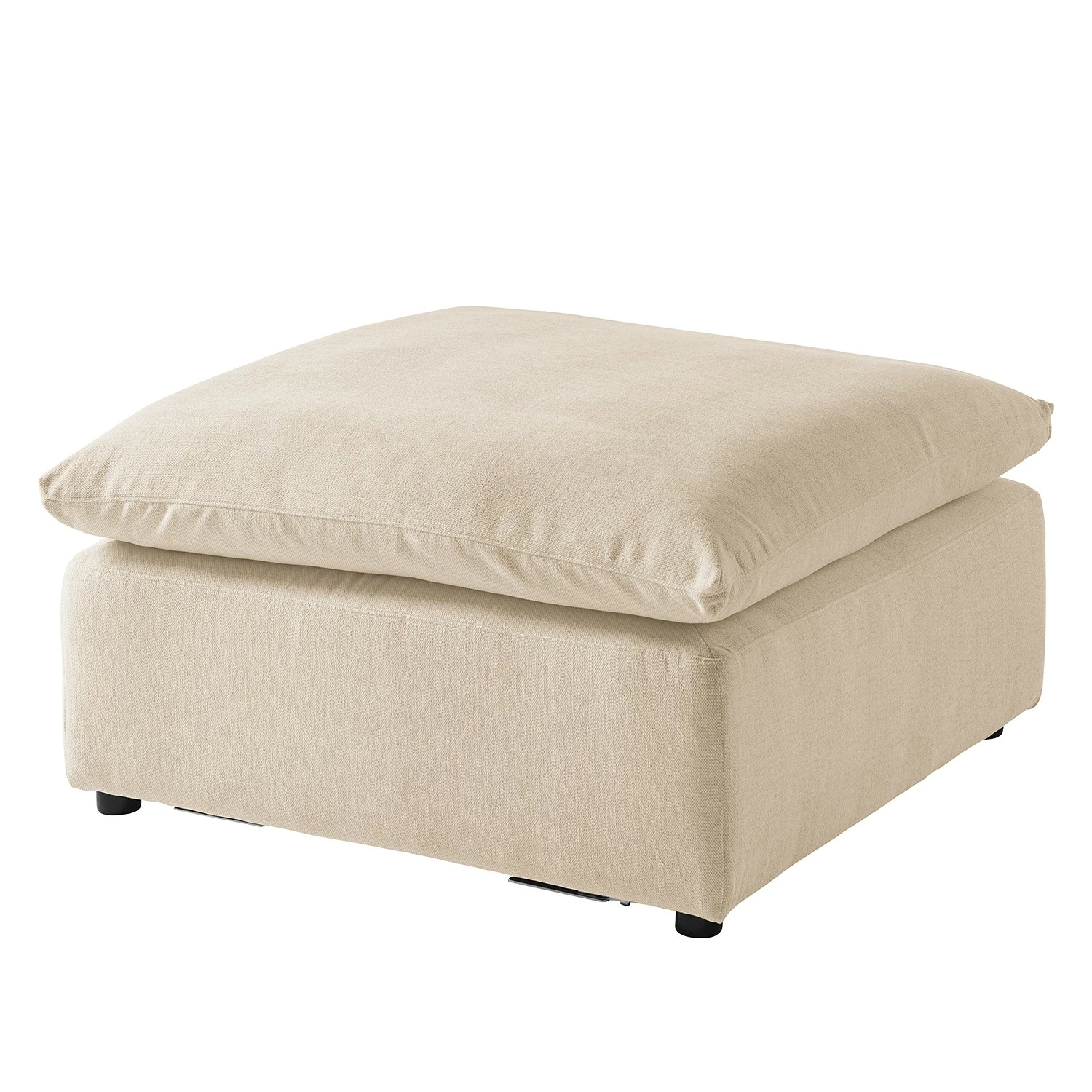 Studio Copenhagen Polsterhocker Velada - Webstoff - Kaschmir - Breite: 84 cm 1 Studio Copenhagen Polsterhocker Velada - Webstoff - Kaschmir - Breite: 84 cm