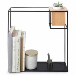 Umbra Wandregal Cubist I - Metall / Buche massiv - Schwarz / Buche -Wohnzimmermöbel boutique en ligne 1000235476 201214 15131500285 DETAILS P000000001000235476