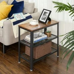 Red Living Beistelltisch Morristown I - Metall - Braun / Schwarz -Wohnzimmermöbel boutique en ligne 1000235680 201210 06201600101 MOOD DETAILS P000000001000235680 mood