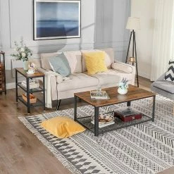 Red Living Beistelltisch Morristown I - Metall - Braun / Schwarz -Wohnzimmermöbel boutique en ligne 1000235680 201210 06202000103 MOOD DETAILS P000000001000235680 mood