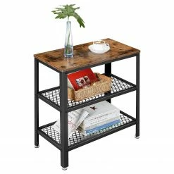 Red Living Beistelltisch Morristown I - Metall - Braun / Schwarz -Wohnzimmermöbel boutique en ligne 1000235680 201210 06202400105 DETAILS P000000001000235680