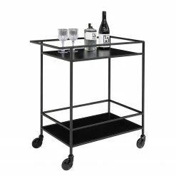 Red Living Servierwagen Arette - Metall - Schwarz -Wohnzimmermöbel boutique en ligne 1000235944 201223 12280300077 DETAILS P000000001000235944