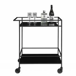 Red Living Servierwagen Arette - Metall - Schwarz -Wohnzimmermöbel boutique en ligne 1000235944 201223 12280300078 DETAILS P000000001000235944