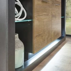 Red Living Sideboard Talence II - Kastanie Dekor / Grau -Wohnzimmermöbel boutique en ligne 1000236850 201218 06044600054 DETAILS P000000001000236850