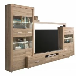 Loftscape Wohnwand Vierzon (4-teilig) - Eiche Sonoma Dekor -Wohnzimmermöbel boutique en ligne 1000237339 201230 13131500032 DETAILS P000000001000237339