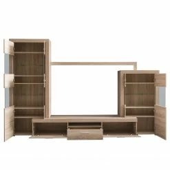 Loftscape Wohnwand Vierzon (4-teilig) - Eiche Sonoma Dekor -Wohnzimmermöbel boutique en ligne 1000237339 201230 13132300034 DETAILS P000000001000237339