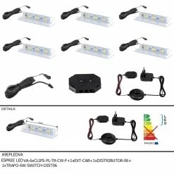 Loftscape Wohnwand Vierzon (4-teilig) - Eiche Sonoma Dekor -Wohnzimmermöbel boutique en ligne 1000237339 201230 13135700041 DETAILS P000000001000237339