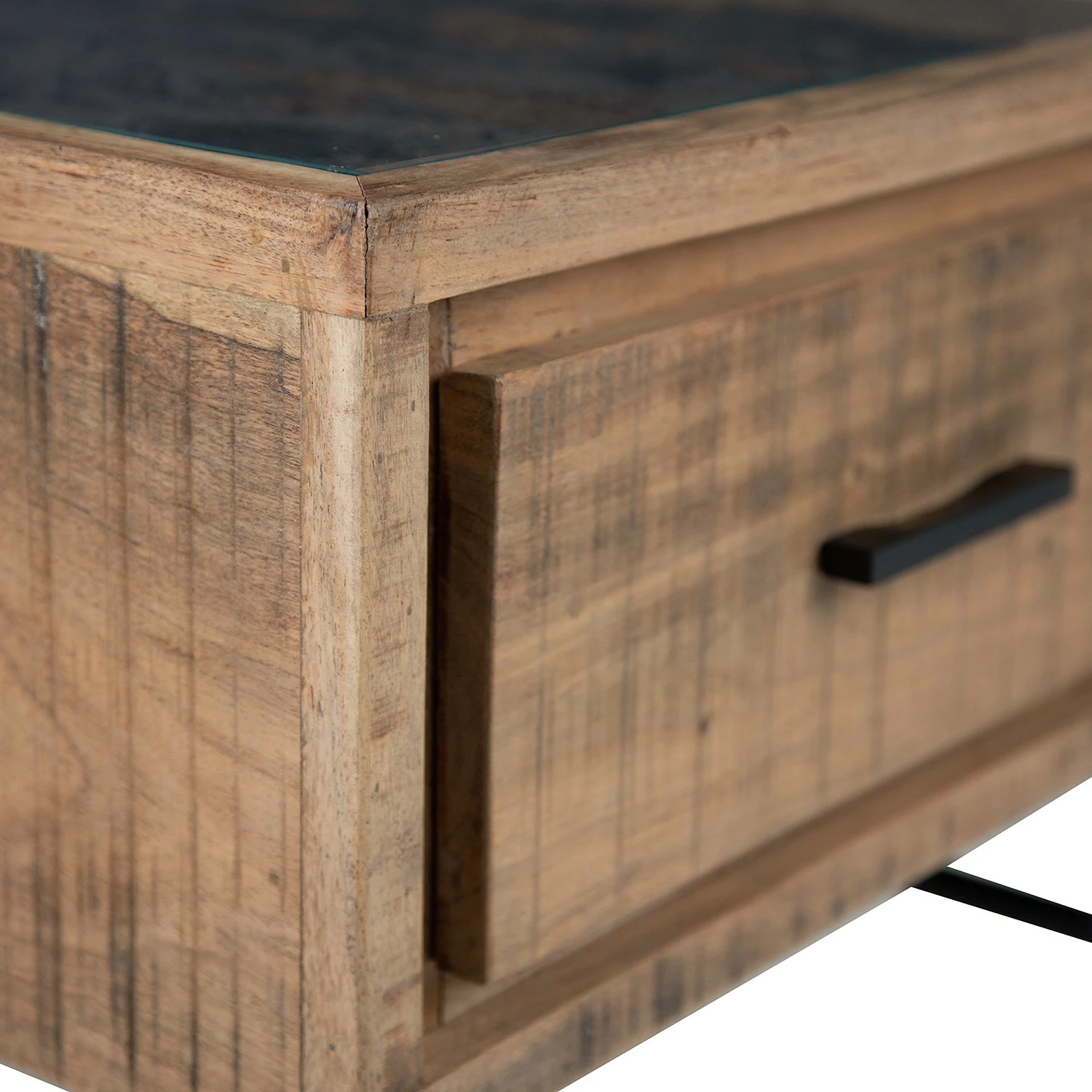 Ars Natura Couchtisch Roody I - Akazie massiv / Metall - Akazie / Schwarz 8 Ars Natura Couchtisch Roody I - Akazie massiv / Metall - Akazie / Schwarz – Bild 8