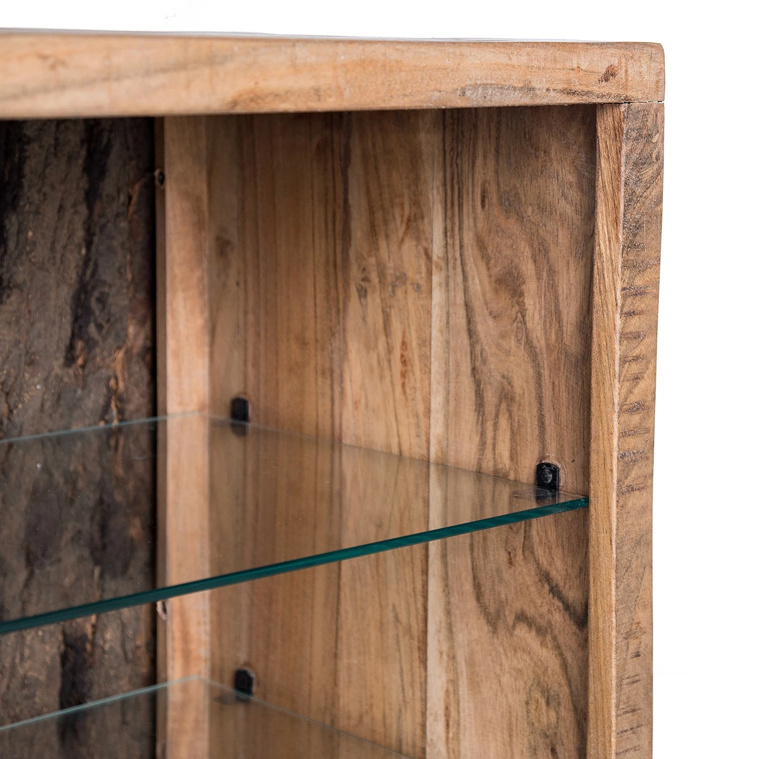 Ars Natura Sideboard Roody - Inkl. Beleuchtung - Akazie massiv / Metall - Akazie / Schwarz 13 Ars Natura Sideboard Roody - Inkl. Beleuchtung - Akazie massiv / Metall - Akazie / Schwarz – Bild 13