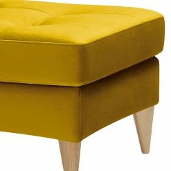 Studio Copenhagen Polsterhocker Powder - Samt Houki: Senfgelb - Eiche Hell -Wohnzimmermöbel boutique en ligne 1000238893 210121 14462001014 DETAILS P000000001000238893
