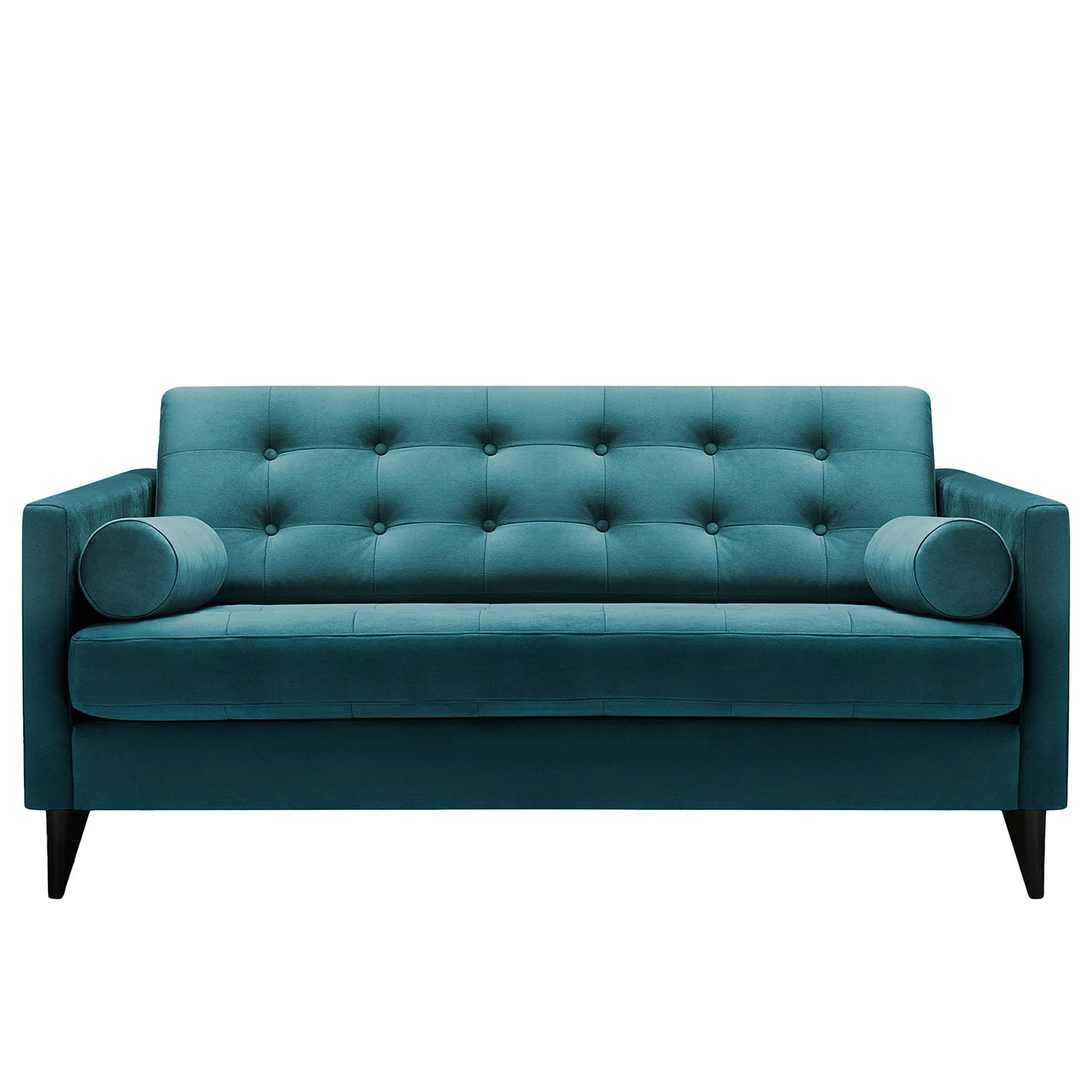 Studio Copenhagen Sofa Powder (2-Sitzer) - Samt Houki: Petrol - Schwarz 1 Studio Copenhagen Sofa Powder (2-Sitzer) - Samt Houki: Petrol - Schwarz