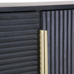 Red Living Highboard Soyons - Akazie massiv / Metall - Schwarz / Gold -Wohnzimmermöbel boutique en ligne 1000239491 210108 13361900027 DETAILS P000000001000239491