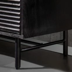 Red Living Highboard Soyons - Akazie massiv / Metall - Schwarz / Gold -Wohnzimmermöbel boutique en ligne 1000239491 210608 06102500007 DETAILS P000000001000239491