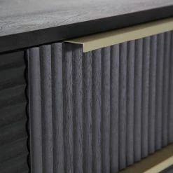 Red Living Sideboard Soyons - Akazie massiv / Metall - Schwarz / Gold -Wohnzimmermöbel boutique en ligne 1000239501 210108 13372300060 DETAILS P000000001000239501