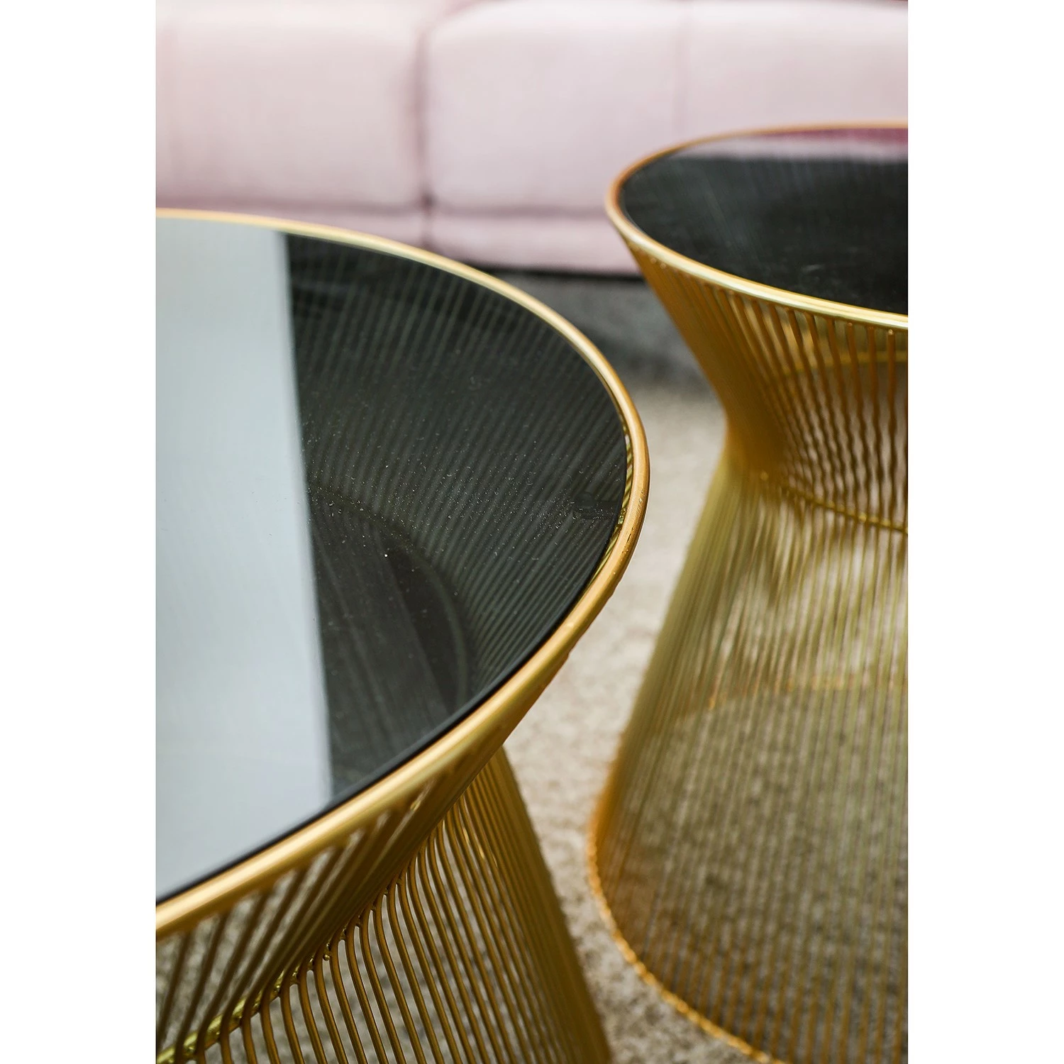 Red Living Couchtisch Payzac I - Glas / Metall - Grau / Gold 5 Red Living Couchtisch Payzac I - Glas / Metall - Grau / Gold – Bild 5