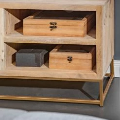 Naturoo TV-Lowboard Rumilly - Rattangeflecht / Mango massiv -Wohnzimmermöbel boutique en ligne 1000239524 210908 16520400005 DETAILS P000000001000239524