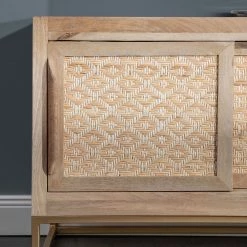 Naturoo TV-Lowboard Rumilly - Rattangeflecht / Mango massiv -Wohnzimmermöbel boutique en ligne 1000239524 210908 16520400008 DETAILS P000000001000239524