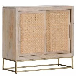 Naturoo Kommode Rumilly II - Rattangeflecht / Mango massiv