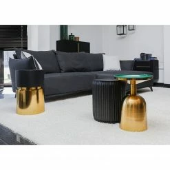 Red Living Beistelltisch Payzac III - Metall - Grün / Gold -Wohnzimmermöbel boutique en ligne 1000239533 210108 13404100165 MOOD DETAILS P000000001000239533 mood