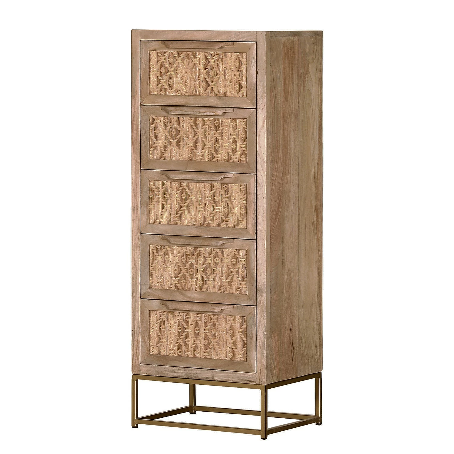 Naturoo Kommode Rumilly III - Rattangeflecht / Mango massiv 1 Naturoo Kommode Rumilly III - Rattangeflecht / Mango massiv