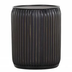 Red Living Beistelltisch Payzac VI - Metall - Schwarz / Gold