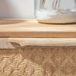 Naturoo Konsolentisch Rumilly - Rattangeflecht / Mango massiv -Wohnzimmermöbel boutique en ligne 1000239538 210908 16520500041 DETAILS P000000001000239538