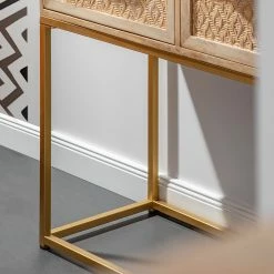 Naturoo Konsolentisch Rumilly - Rattangeflecht / Mango massiv -Wohnzimmermöbel boutique en ligne 1000239538 210908 16520500043 DETAILS P000000001000239538