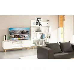 Norrwood Regal Chelan - Weiß -Wohnzimmermöbel boutique en ligne 1000241461 210113 13493200006 MOOD DETAILS P000000001000241461 mood