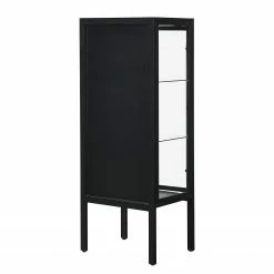 Loftscape Highboard Aregno - Glas / Metall - Schwarz - Breite: 55 cm -Wohnzimmermöbel boutique en ligne 1000241507 210113 13511500075 DETAILS P000000001000241507