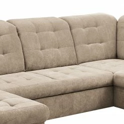 Loftscape Wohnlandschaft Montbel - Microfaser - Microfaser Ranu: Sand - Longchair davorstehend links / Ottomane rechts -Wohnzimmermöbel boutique en ligne 1000241637 210127 18073500049 DETAILS P000000001000241637